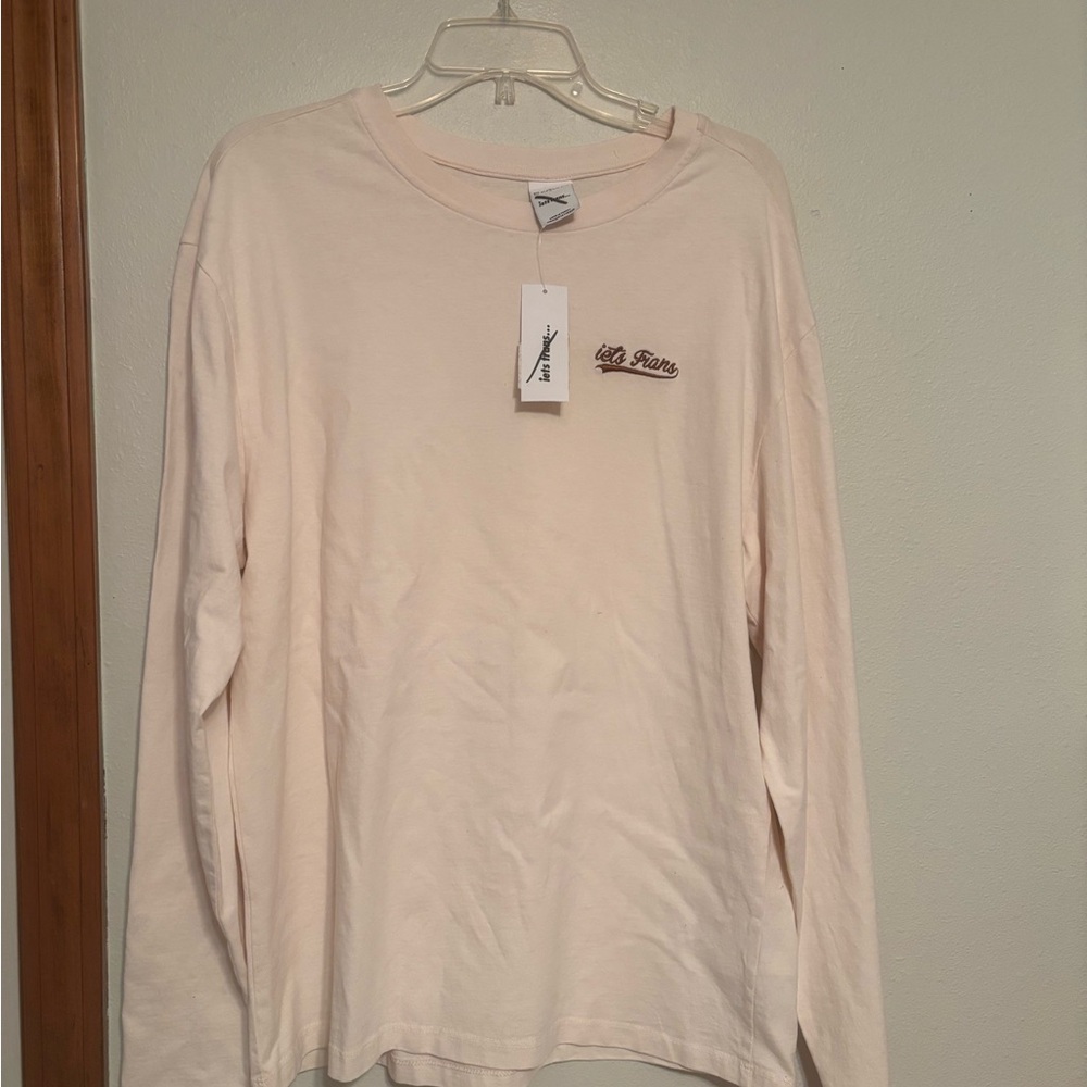 iets frans Men's Cream Long Sleeve Shirt